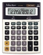 Vektorová kancelárska kalkulačka CD-2459, 12-miestne