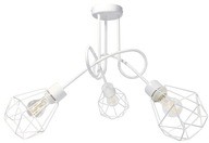 DRÔTOVÁ STROPNÁ LAMPA EDISON 3 DIAMANTOVÝ LUSTER DRÔTOVÁ STROPNÁ LAMPA EDISON 3 DIAMANTOVÝ LUSTER
