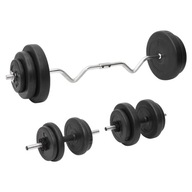 LAMACIA ČINKA a činky so závažím 60 kg LAMACIA ČINKA a činky so závažím 60 kg