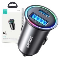MINI NABÍJAČKA DO AUTOMOBILKU 60 W PPS DVA USB-A VSTUPY USB-C PD QC MINI NABÍJAČKA DO AUTOMOBILKU 60 W PPS DVA USB-A VSTUPY USB-C PD QC