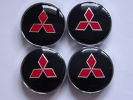4x Caps Emblémy na ráfiky MITSUBISHI 60 mm diel 4x Caps Emblémy na ráfiky MITSUBISHI 60 mm diel