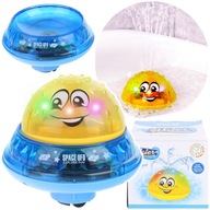 Chobotnica Ufo fontána do kúpeľa Spreje Voda Poháňa Svetlá Zvuk 2v1 LED Chobotnica Ufo fontána do kúpeľa Spreje Voda Poháňa Svetlá Zvuk 2v1 LED