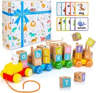 DREVENÉ BLOKY V RADU LISTY DREVENÉ VLAKOVÉ BLOKY Montessori DREVENÉ BLOKY V RADU LISTY DREVENÉ VLAKOVÉ BLOKY Montessori