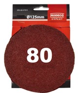 50ks SAMOLEPIACE BRÚSNE KOTOUČE P80 125 MODECO