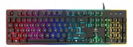 MEMBRÁNOVÁ HERNÁ KLÁVESNICA S RGB PODSVIETENÍM MEMBRÁNOVÁ HERNÁ KLÁVESNICA S RGB PODSVIETENÍM