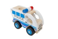 POLICEJNÉ RÁDIO AUTO drevené auto AUTO Polícia