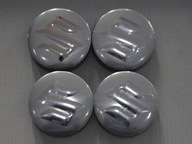 4x Emblémy na disky SUZUKI 56 mm, strieborné 4x Emblémy na disky SUZUKI 56 mm, strieborné