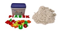 Magický kinetický piesok z Poľska 3kg + formičky Magický kinetický piesok z Poľska 3kg + formičky