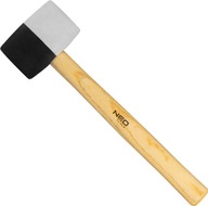 NEO 25-068 GUMOVÉ KLADIVO 63mm 680G ČIERNO BIELE NEO 25-068 GUMOVÉ KLADIVO 63mm 680G ČIERNO BIELE