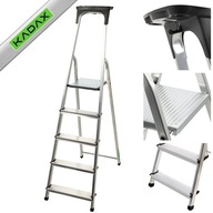 KADAX HOME HLINÍKOVÝ REBRÍK 5 STUPŇOV + HÁK KADAX HOME HLINÍKOVÝ REBRÍK 5 STUPŇOV + HÁK