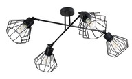 Stropná LAMPA nastaviteľný luster LOFT drôt 4 E27 Stropná LAMPA nastaviteľný luster LOFT drôt 4 E27