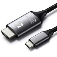 ADAPTÉROVÝ KÁBEL USB-C 3.1 TYP C NA HDMI 4K MHL 200 cm ADAPTÉROVÝ KÁBEL USB-C 3.1 TYP C NA HDMI 4K MHL 200 cm