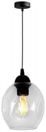 Sklenená závesná stropná lampa Loft LED luster