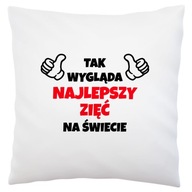 Takto vyzerá ten najlepší zať Vankúš White Takto vyzerá ten najlepší zať Vankúš White
