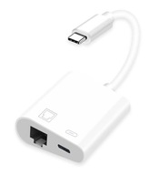 ADAPTÉR USB-C LAN ETHERNET RJ45 PD nabíjanie MacBooku ADAPTÉR USB-C LAN ETHERNET RJ45 PD nabíjanie MacBooku