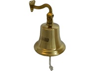 Mosadzný zvonček s nápisom \