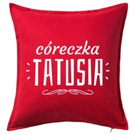 DACDY'S DCERA dcéra otec vankúš 50x50 darček DACDY'S DCERA dcéra otec vankúš 50x50 darček