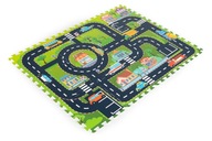 Penová podložka puzzle mesto pre deti ulice ciest