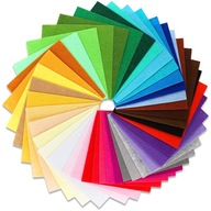 Plstená dekoratívna farebná súprava 25x25 cm zmes farieb 24 ks. Plstená dekoratívna farebná súprava 25x25 cm zmes farieb 24 ks.