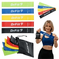 DrFit Resistance bands na rehabilitáciu, sada 5 latexových bandáží DrFit Resistance bands na rehabilitáciu, sada 5 latexových bandáží