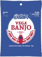Martin Vega Banjo V740 Stredné struny na banjo Martin Vega Banjo V740 Stredné struny na banjo