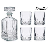 Karafa na whisky a 4 poháre VIVALTO Karafa na whisky a 4 poháre VIVALTO