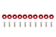 Ozdobné skrutky M6x1,0 15mm JDM Red Ozdobné skrutky M6x1,0 15mm JDM Red