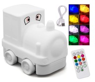 NOČNÁ LAMPA DETSKÝ VLAK, LED SILIKON NOČNÁ LAMPA DETSKÝ VLAK, LED SILIKON