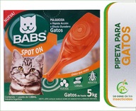 Babs Spot On Pipette kvapky pre mačky do 5 kg na larvy a vajíčka bĺch