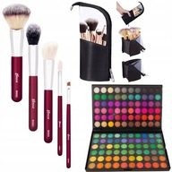 SADA 5x MAKEUP BRUSH SHADOW PALETTE 120 FAREB KOZMETICKÁ TAŠKA PUZDRO NA ŠTETCE SADA 5x MAKEUP BRUSH SHADOW PALETTE 120 FAREB KOZMETICKÁ TAŠKA PUZDRO NA ŠTETCE