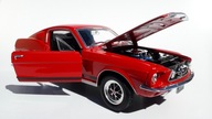 Ford Mustang GT 1967 Red Metal WELLY 1:24