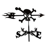 29,5-palcový Ornament Weather Vane Nepriaznivé počasie pre strešnú lebku 29,5-palcový Ornament Weather Vane Nepriaznivé počasie pre strešnú lebku