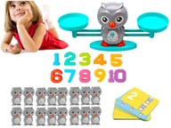 Darček od Santa Number Scale Vzdelávacia sova Darček od Santa Number Scale Vzdelávacia sova