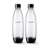 Fľaše Soda Stream Fuse 2x1L čierne, vhodné do umývačky Fľaše Soda Stream Fuse 2x1L čierne, vhodné do umývačky