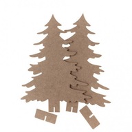ZÁKLAD NA ZDOBENIE MDF VIANOČNÉHO STROMČEKA 20,5CM 2 KUS DPCRAFT ZÁKLAD NA ZDOBENIE MDF VIANOČNÉHO STROMČEKA 20,5CM 2 KUS DPCRAFT