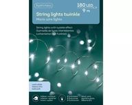 Micro blikajúce lampy 180 LED, externé studené, 9 m Micro blikajúce lampy 180 LED, externé studené, 9 m