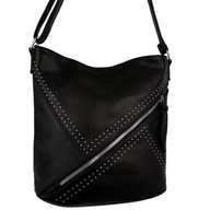 Dámska taška Messenger Bag Čierna taška cez rameno Dámska taška Messenger Bag Čierna taška cez rameno