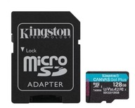 Micro SD karta Kingston 128 GB Go Plus 170/90 Mb/s