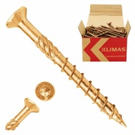 TESÁRSKE SKRUTY DO DREVA 6x80 KUŽELOVÉ TORX 100ks WKCS-60080 KLIMAS TESÁRSKE SKRUTY DO DREVA 6x80 KUŽELOVÉ TORX 100ks WKCS-60080 KLIMAS