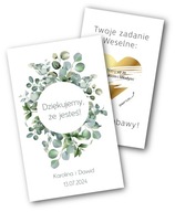 Ďakujeme hosťom SVADOBNÉ ŠKRABENKY Svadobné 20 kusov Rôzne vzory Ďakujeme hosťom SVADOBNÉ ŠKRABENKY Svadobné 20 kusov Rôzne vzory