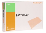 BACTIGRAS 15x20cm obväz s chlórhexidínom 10 ks