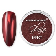 Sklenený efekt RED zrkadlový prášok na nechty Sklenený efekt RED zrkadlový prášok na nechty