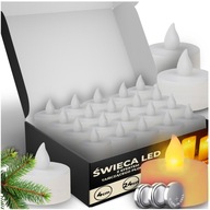 24X ELEKTRICKÁ SVIEČKA VLOŽKA SVIEČKY SVIEČKA PLAMEŇ SVIEČKY 4 CM + BATÉRIE 24X ELEKTRICKÁ SVIEČKA VLOŽKA SVIEČKY SVIEČKA PLAMEŇ SVIEČKY 4 CM + BATÉRIE