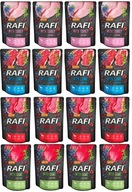 Rafi Mokré krmivo pre psov MIX CHUTÍ 16x300g