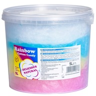 Farebná dúhová cukrová vata Rainbow Cotton Candy