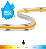 COB páska vodotesná IP66 svetelný rad 10W/m 5m