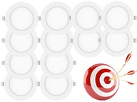 12x zapustený LED panel 12W držiak lampy 4000K pre závesný strop pre M-systém 12x zapustený LED panel 12W držiak lampy 4000K pre závesný strop pre M-systém