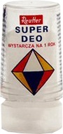 SUPER DEO SUPER EFFICIENT vydrží rok SUPER DEO SUPER EFFICIENT vydrží rok