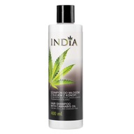 INDIA Šampón na vlasy s konopným olejom 400 ml INDIA Šampón na vlasy s konopným olejom 400 ml
