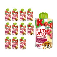 Kubuś MUS Immuno Divoká ruža Malina Vit C 12 x 100g Kubuś MUS Immuno Divoká ruža Malina Vit C 12 x 100g
